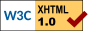 Valid(Валидный) XHTML 1.0 Transitional