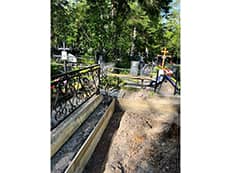 Благоустройство могилы (захоронения) Афанасьева Ратмира Алексеевича и Афанасьевой Валентины Сереевны в 2023 году в Сарове - Снимок №12