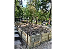 Благоустройство могилы (захоронения) Афанасьева Ратмира Алексеевича и Афанасьевой Валентины Сереевны в 2023 году в Сарове - Снимок №14